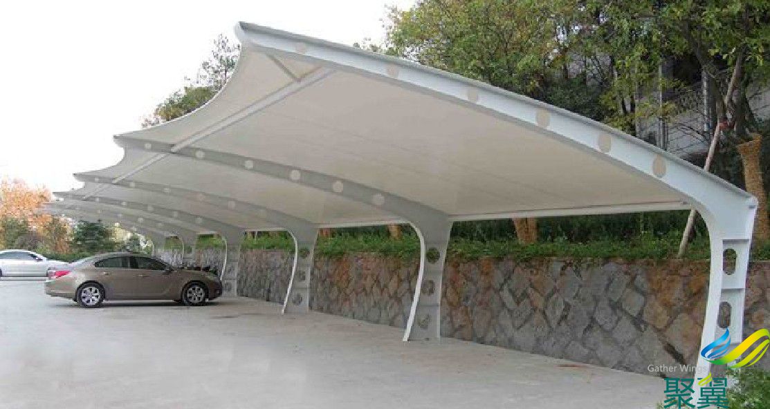 武漢膜結構車棚,膜結構車棚