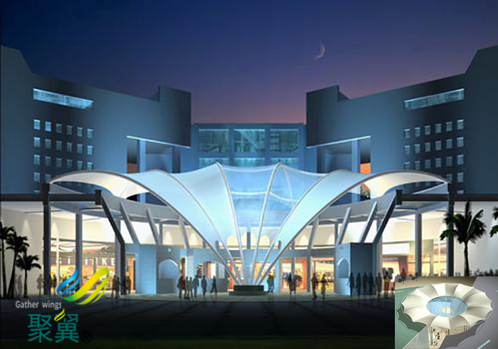 北京充氣張拉膜結(jié)構(gòu)建筑小品工程實例工廠直銷