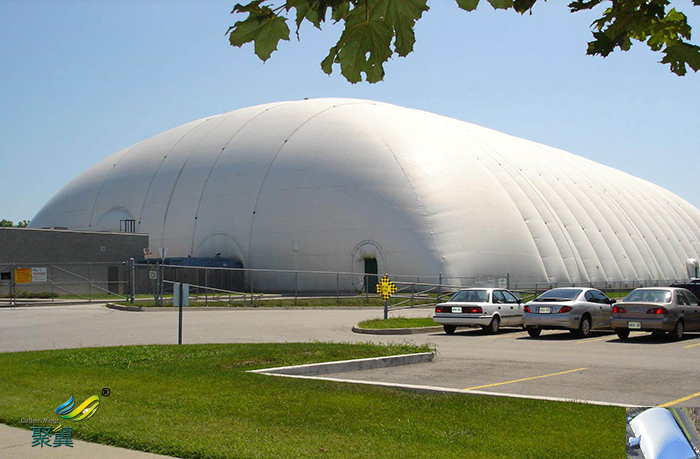 北京雙層充氣張拉膜結(jié)構(gòu)建筑的特點工程實例分析小品