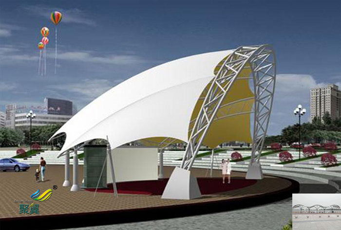 北京著名薄充氣張拉膜結構建筑廠工程實例價格