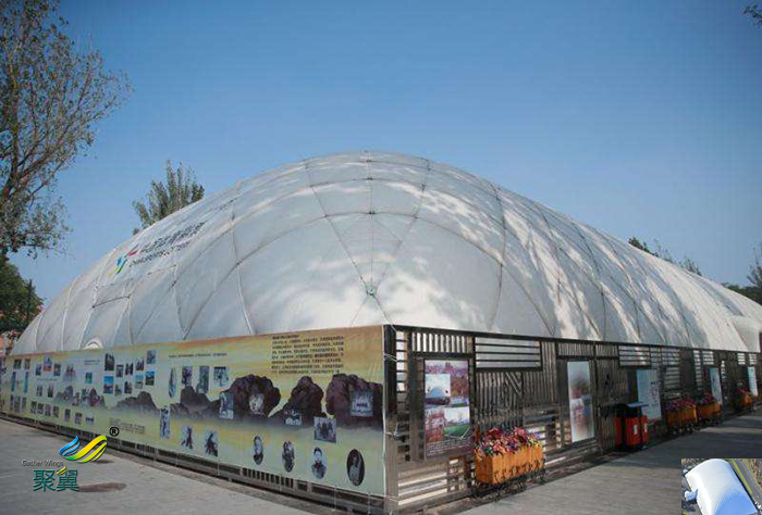 北京著名雙層充氣張拉索膜結構建筑實例價格廠家實例分析