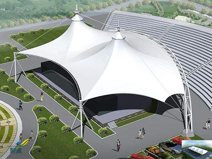江蘇著名充氣張拉膜結構建筑工程小品案例分析