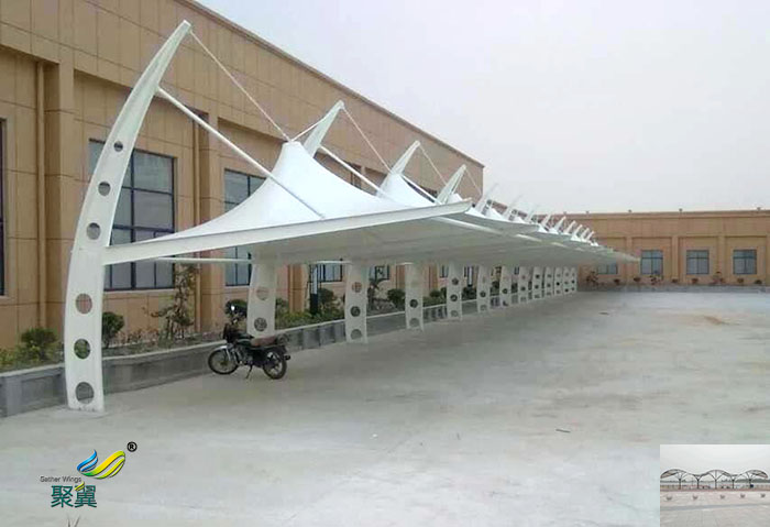 南充標志性經典索水立方充氣膜結構建筑特點工程案例分析