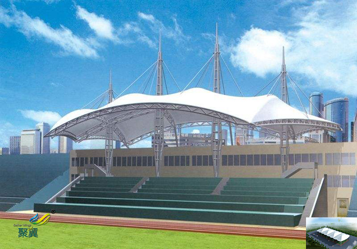 上海張拉結構和水立方經典索膜結構建筑基礎案例分析